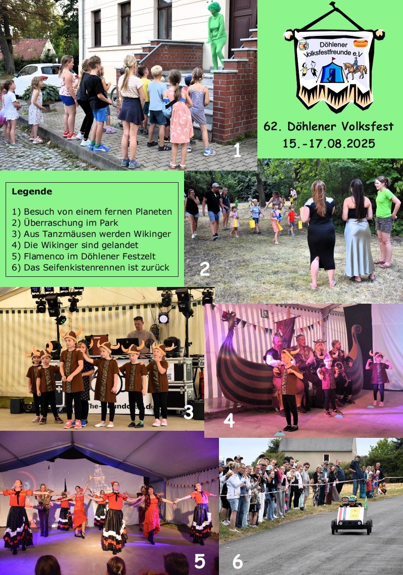 Collage 62. D&ouml;hlener Volksfest